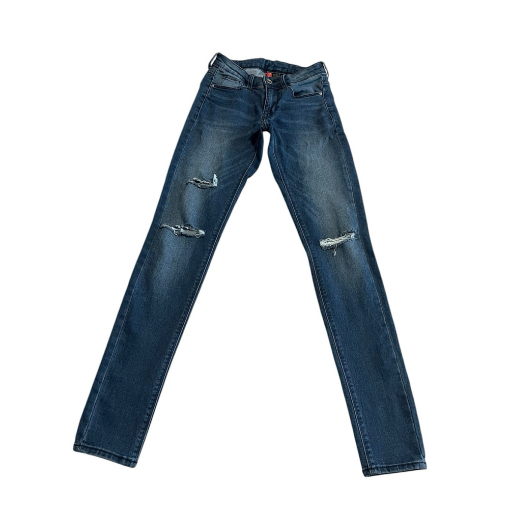 H&M Divided Skinny Jeans Women's Size 2 Distressed Denim